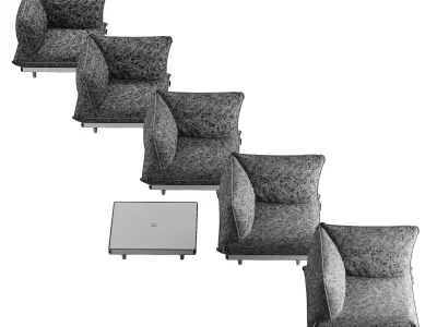 Fatboy Paletti Corner Seat 3D model