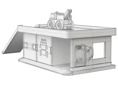 LILLABO Garage Ikea 3D model