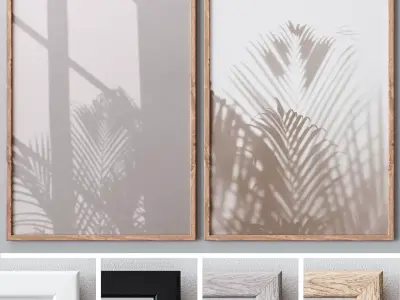 Photo Frames Set 445 3D model