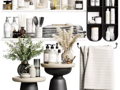 Bathroom Accessories 62 3D model