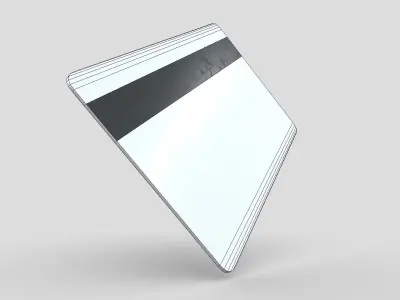 CC0 - Magnet Card Free low-poly 3D model