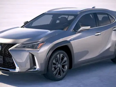 Lexus UX 2019 3D model