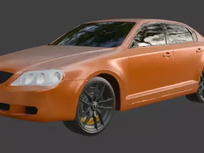 car animation 3D model