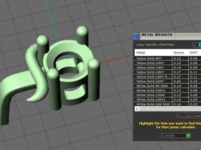 Tennis Bracelet Combo 3 Sizes 3D Model Pack