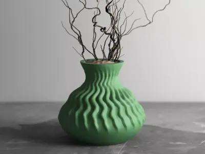 vase pot planter 3d print c10  3D print model