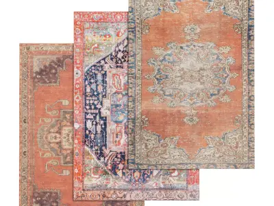 Rug Set 1357 3D model