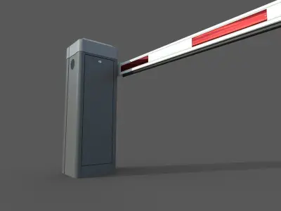 Simple Barrier 3D model