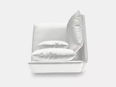 SODERHAMN Corner section Low-poly 3D model