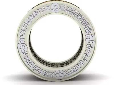 Ring of man 3D print model