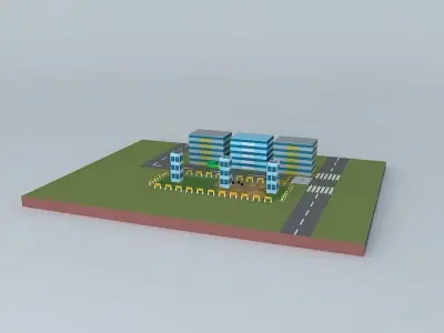 Skech-town-physics 12  Free 3D model