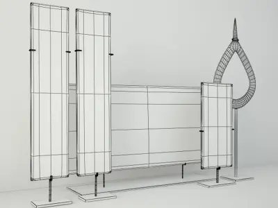 Antique Burmese Decoration 3D model