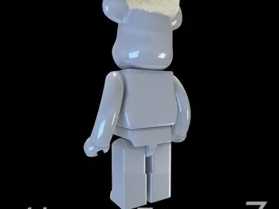 Christmas Bear Brick 3D model