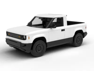 Slate Truck EV 2027 3d model 3D model
