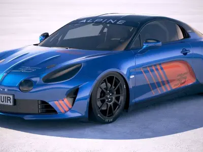 Alpine A110 Cup 2018 3D model