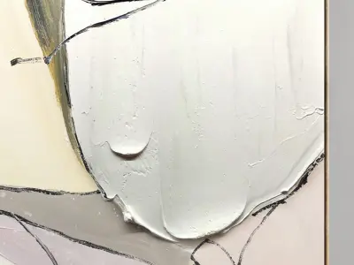 Plaster Two Photo Frame E-39 Low-poly 3D model