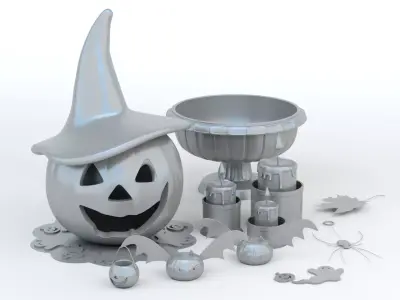 Halloween Set 3D print model
