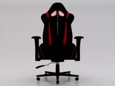 Gaming Chair 02 Low-poly 3D model