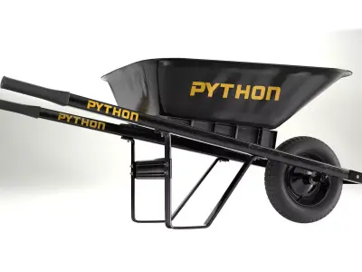 WheelBarrow Low-poly 3D model