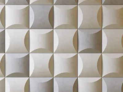 wall panel Low-poly 3D model