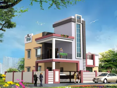House Exterior Free 3D model
