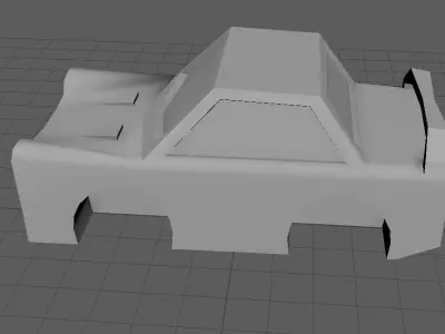3D Low Poly Car Low-poly 3D model