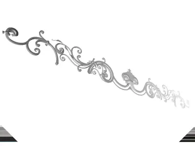 decorative forged patterns 3D model