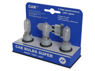 Car bulbs Car Bulbs Low-poly 3D model