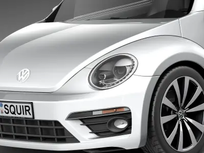 Volkswagen Beetle R-line 2014 3D model