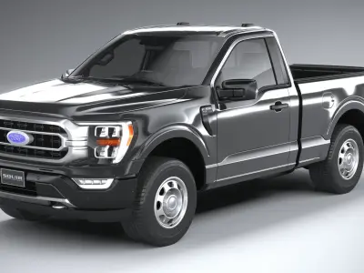 F150 Base 2022 3D model
