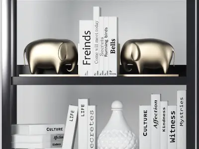 Display cabinet 3 3D model