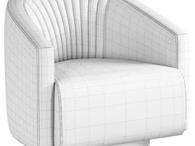 Viola Armchair By Elve Luxury 3D model