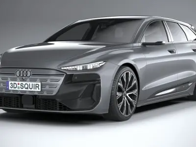 Audi A6 Avant e-tron 2025 3D model