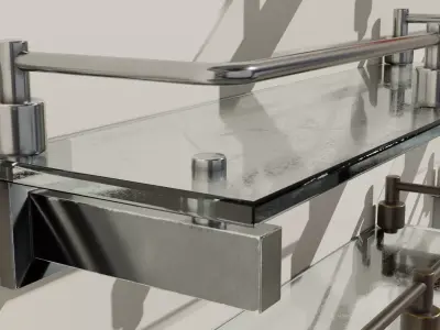Maikalong shelf Low-poly 3D model