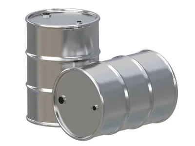 Stainless Steel Barrel 3D model