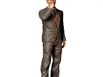 N2 Bodyguard taking care of celebrity with Radio 3D print model