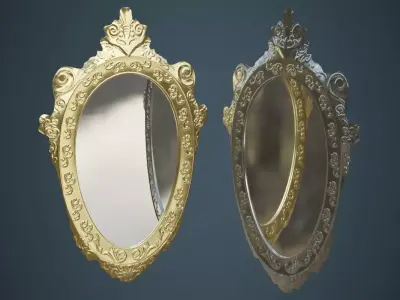 Mirror 2A Low-poly 3D model