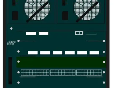 CISCO CATALYST 4507R 3D model