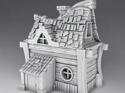 Farm architecture Set Part 1 3D print model