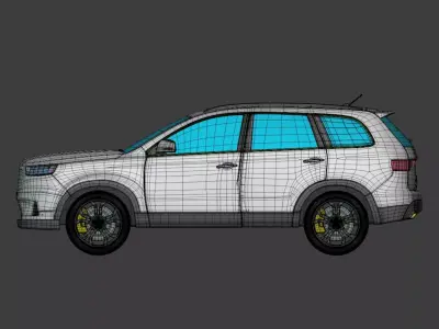 Generic SUV Car 3D model
