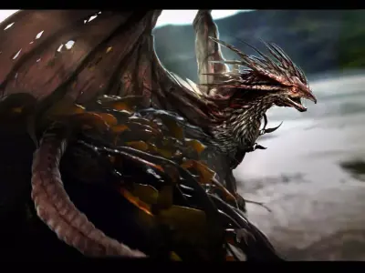 Dragon new full body 3D model