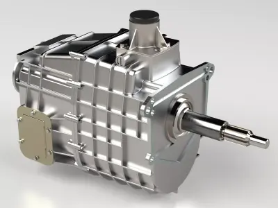 Change gear box GAZ 3308-33081 3D model