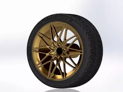 Wheels Forgeline MT1 19inch for your scale model 3D print model