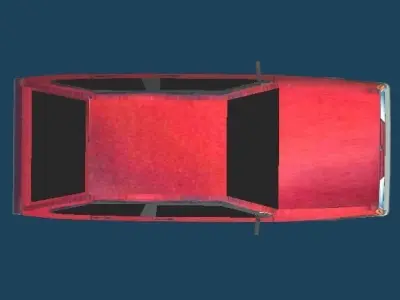 Vaz 2108 Low-poly 3D model