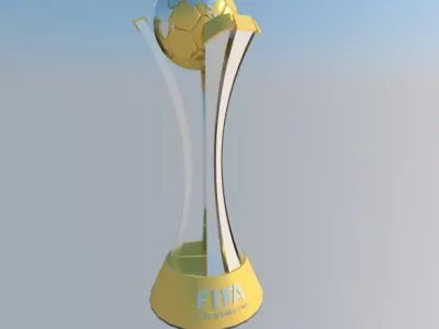 FIFA Club World Cup trophy 3D model