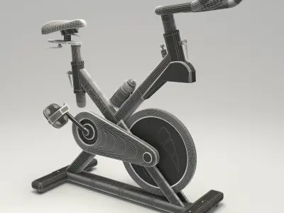 Stationary bicycle 3D model