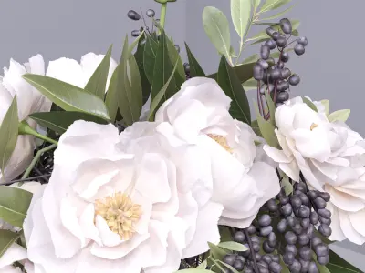 Classy Flower Vase-Flowers Vase 3D model