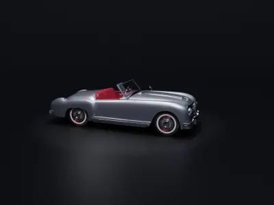 Vintage Car 1952 Nash Healey 3D model
