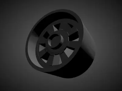 RS Watanabe scalable and Printable rim 3D print model