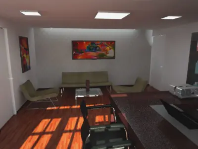 Lawyer office modeling 3D model