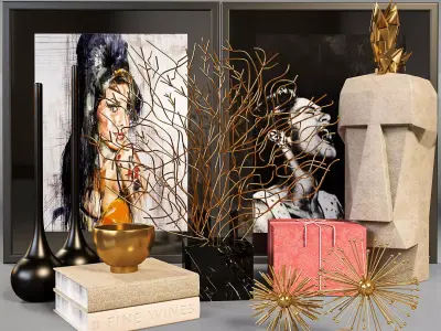 Decorative Set-01 3D model order